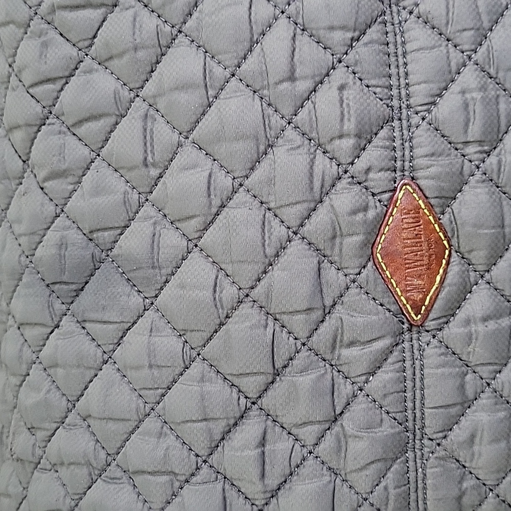 MZ Wallace Charcoal Quilted Tote - Picture 10 of 16